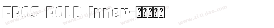 FROS BOLD Inner字体转换